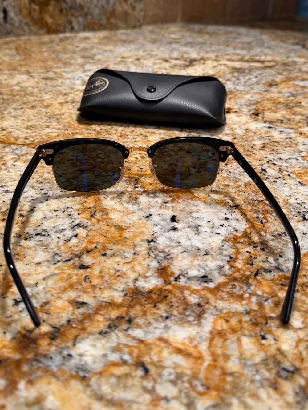 Ray-Ban Clubmaster Square Polarized Sunglasses